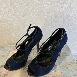 Elegant Navy Women's Heels